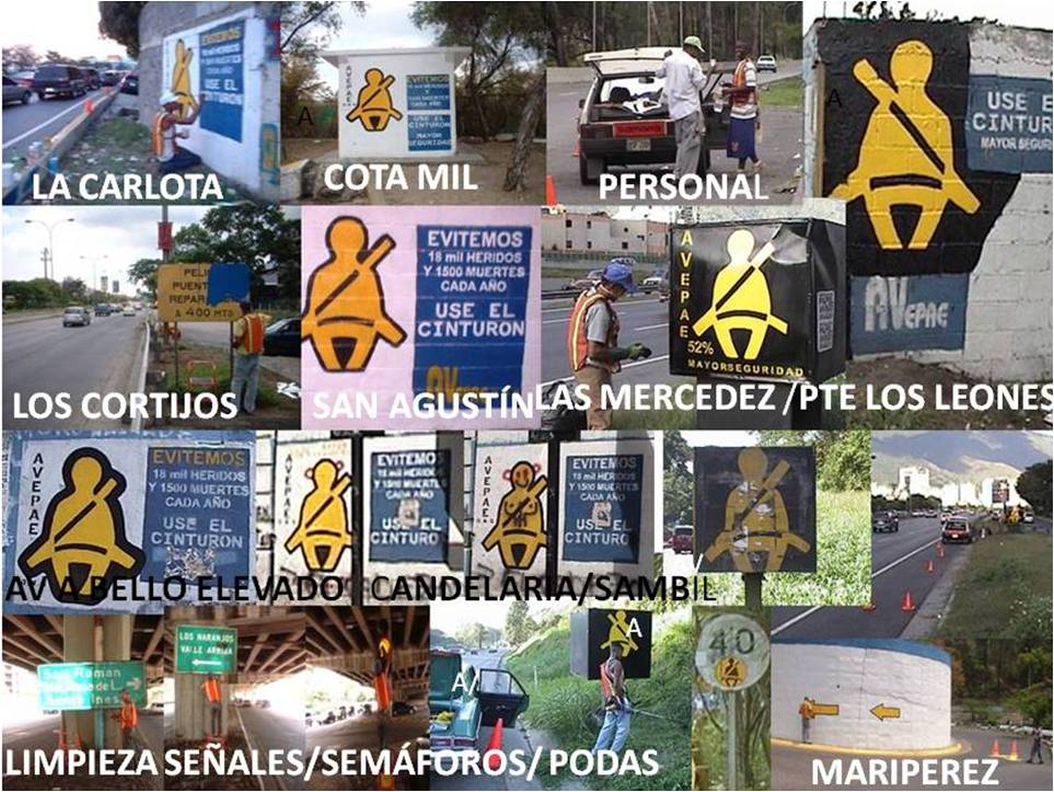 Investigación Uso del Cinturón de Seguridad  en el Área Metropolitana de Caracas.   Muestra en 26.128 vehículos. Año 1997
