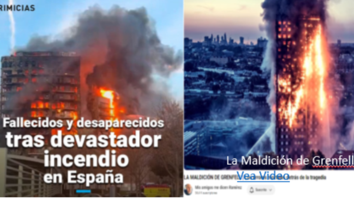 Incendio edificios Campanar Valencia España 23 Febrero 2024 «Hemerográfica» Ex miembro  CBVUCV CBDF BBFC Kenett Agar.